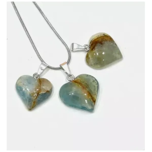 DIJE CORAZON DE ONIX CIELO PREMIUM