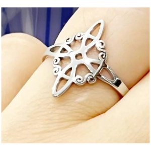 PACK X 6 ANILLOS NUDO DE BRUJA ACERO QUIRURGICO (MEDIDAS DEL 17-21)