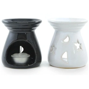 HORNITO LUNA Y ESTRELLAS CHICO 10 CM CERAMICA ILUMINARTE