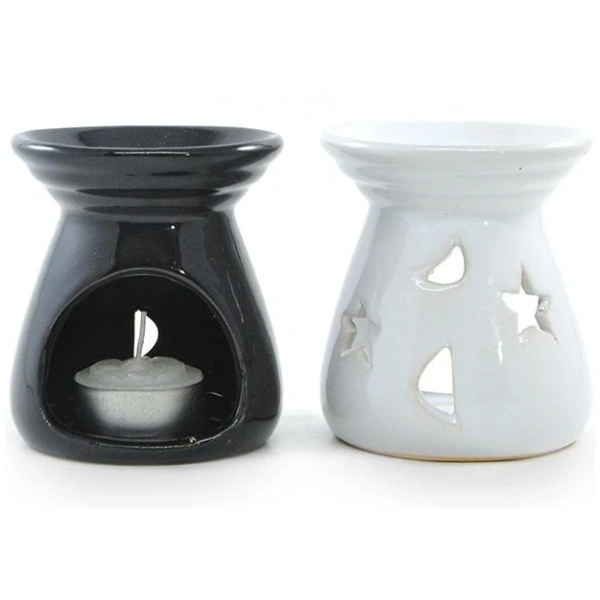 HORNITO LUNA Y ESTRELLAS CHICO 12 CM CERAMICA ILUMINARTE