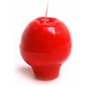 VELA MANZANA BLANCA 6X5,5CM