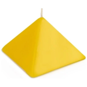VELA PIRAMIDE AMARILLA 4,5X6,5CM