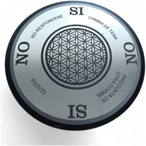 FLOR DE LA VIDA DISCO PARA PENDULO DE METAL