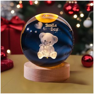 LAMPARA ESFERA OSITO SMILE 6CM