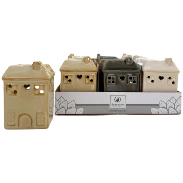 DISPLAY HORNITO CASITA 9,7CM X12 UNI CERAMICA IL