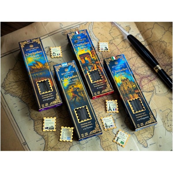 Sahumerios ciudades x 5 varillas