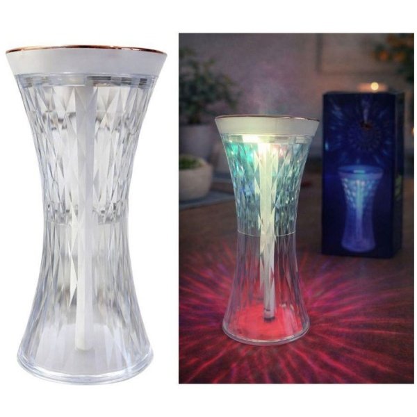 HUMIDIFICADOR CRISTAL CILINDRO (CON FILTRO)