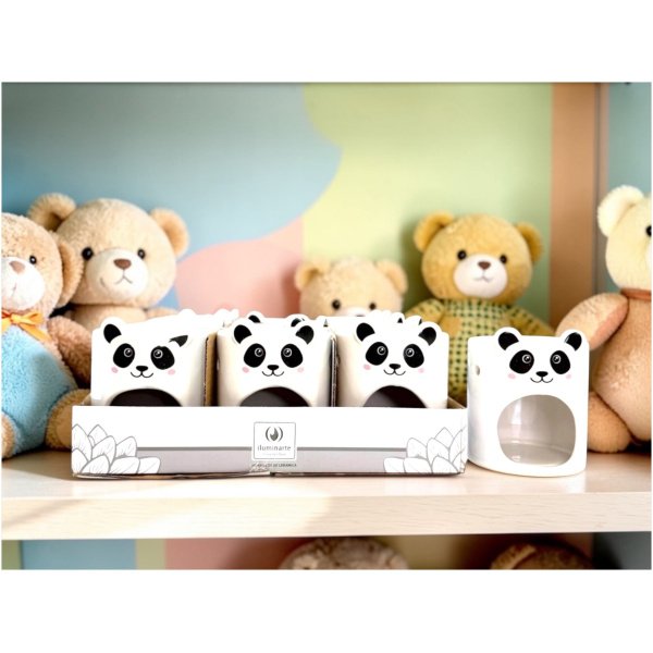 DISPLAY HORNITO OSITO PANDA 9,4CM X12 UNI CERAMICA IL