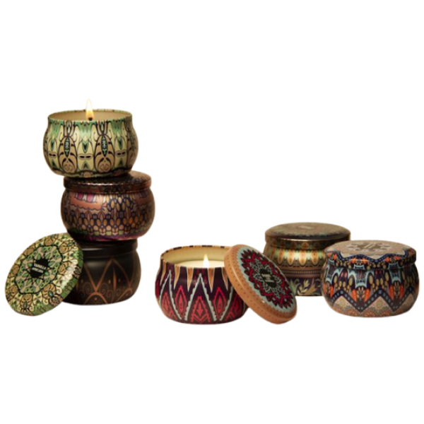 Lata mandala aromática 6.5 cm diámetro