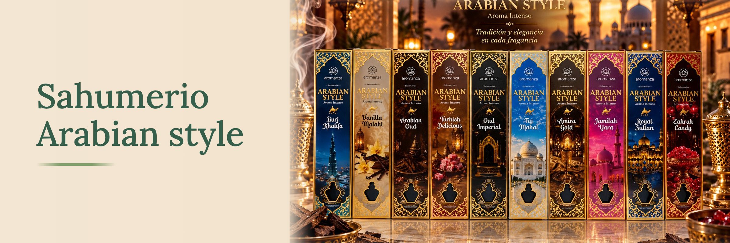 Sahumerio Arabian style aromanza